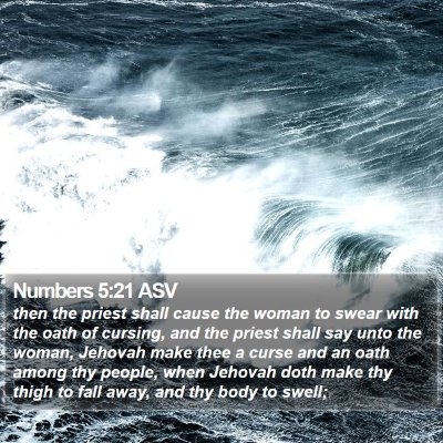 Numbers 5:21 ASV Bible Verse Image