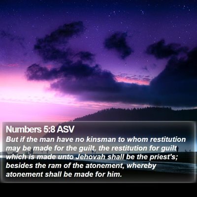 Numbers 5:8 ASV Bible Verse Image