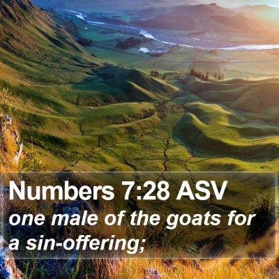 Numbers 7:28 ASV Bible Verse Image