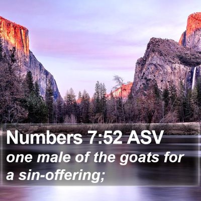 Numbers 7:52 ASV Bible Verse Image