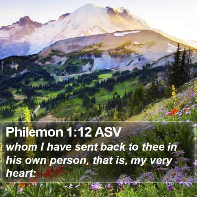 Philemon 1:12 ASV Bible Verse Image
