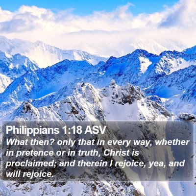 Philippians 1:18 ASV Bible Verse Image