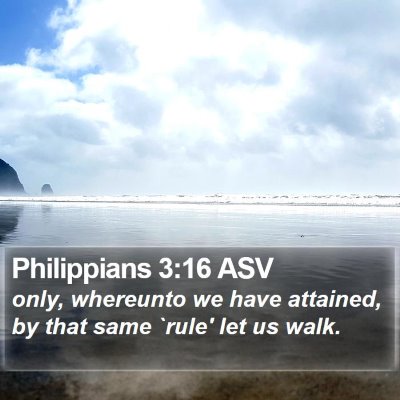Philippians 3:16 ASV Bible Verse Image