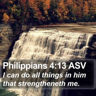 Philippians 4:13 ASV Bible Verse Image