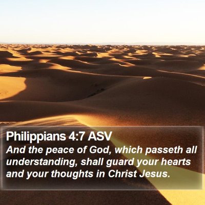 Philippians 4:7 ASV Bible Verse Image