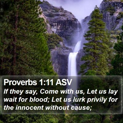 Proverbs 1:11 ASV Bible Verse Image