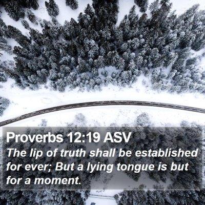 Proverbs 12:19 ASV Bible Verse Image