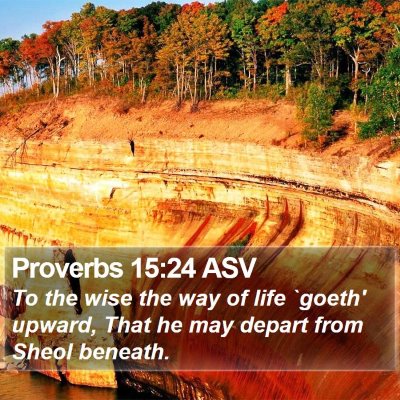 Proverbs 15:24 ASV Bible Verse Image