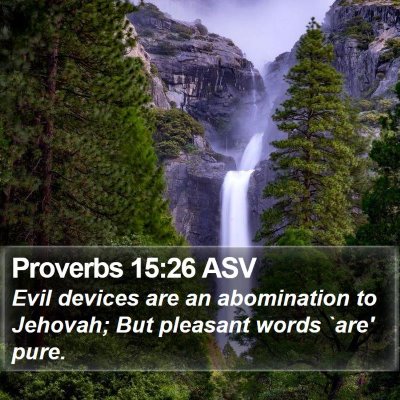 Proverbs 15:26 ASV Bible Verse Image