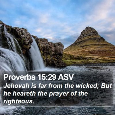 Proverbs 15:29 ASV Bible Verse Image