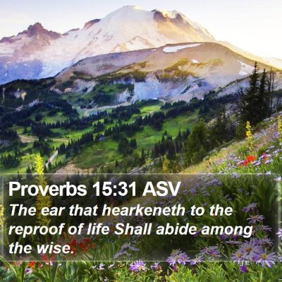 Proverbs 15:31 ASV Bible Verse Image