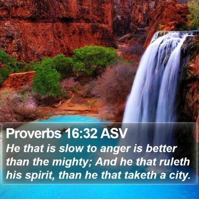 Proverbs 16:32 ASV Bible Verse Image