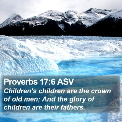 Proverbs 17:6 ASV Bible Verse Image