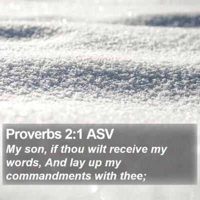 Proverbs 2:1 ASV Bible Verse Image