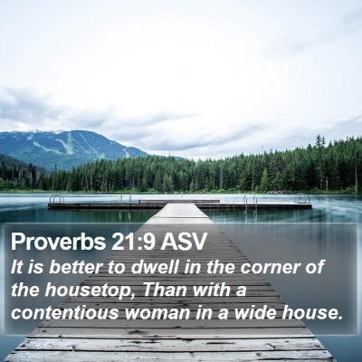 Proverbs 21:9 ASV Bible Verse Image