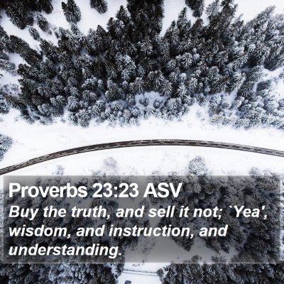 Proverbs 23:23 ASV Bible Verse Image