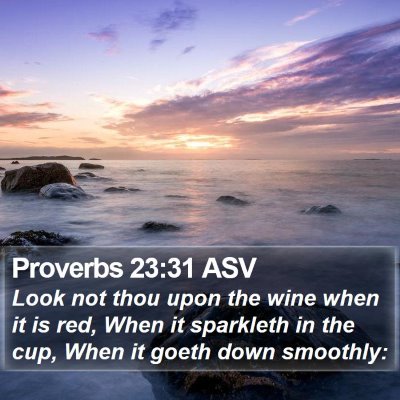 Proverbs 23:31 ASV Bible Verse Image