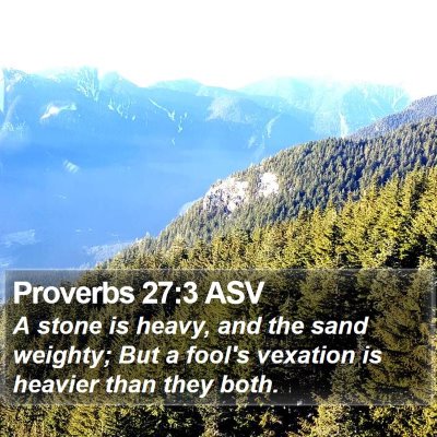 Proverbs 27:3 ASV Bible Verse Image