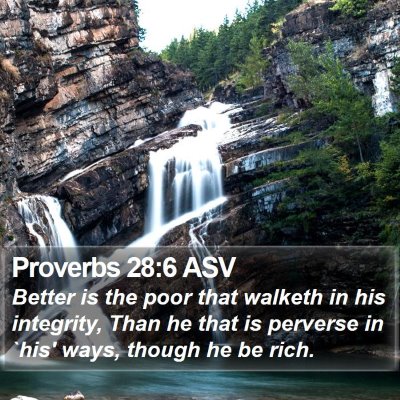 Proverbs 28:6 ASV Bible Verse Image