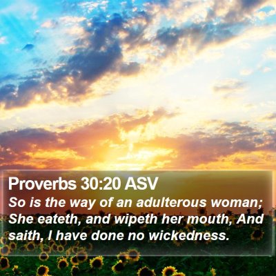 Proverbs 30:20 ASV Bible Verse Image