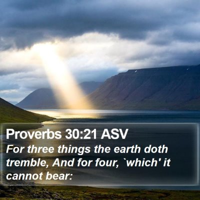 Proverbs 30:21 ASV Bible Verse Image
