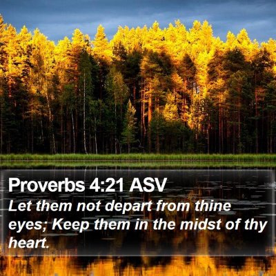 Proverbs 4:21 ASV Bible Verse Image