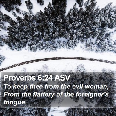 Proverbs 6:24 ASV Bible Verse Image