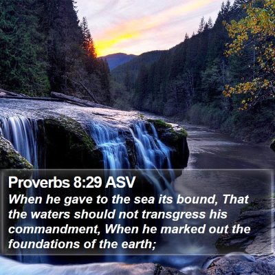 Proverbs 8:29 ASV Bible Verse Image
