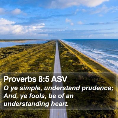 Proverbs 8:5 ASV Bible Verse Image