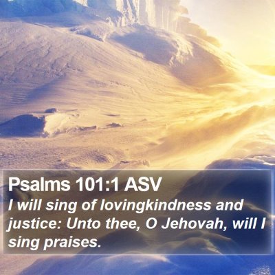 Psalms 101:1 ASV Bible Verse Image
