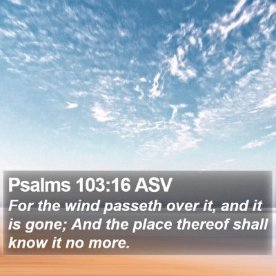 Psalms 103:16 ASV Bible Verse Image