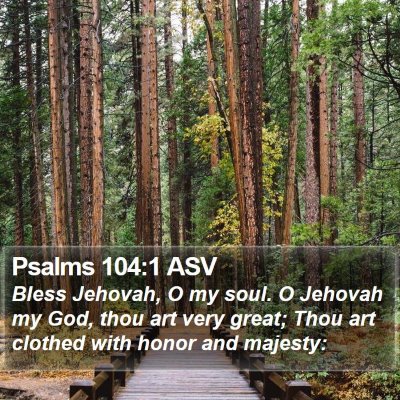 Psalms 104:1 ASV Bible Verse Image