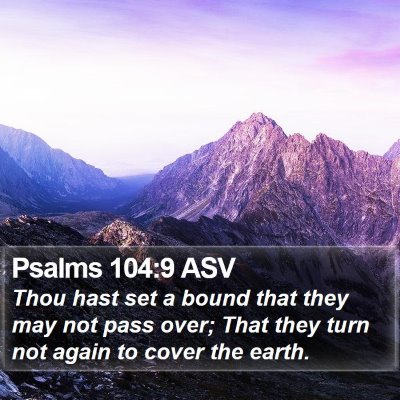 Psalms 104:9 ASV Bible Verse Image