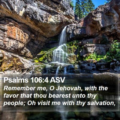 Psalms 106:4 ASV Bible Verse Image