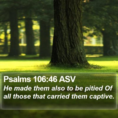 Psalms 106:46 ASV Bible Verse Image