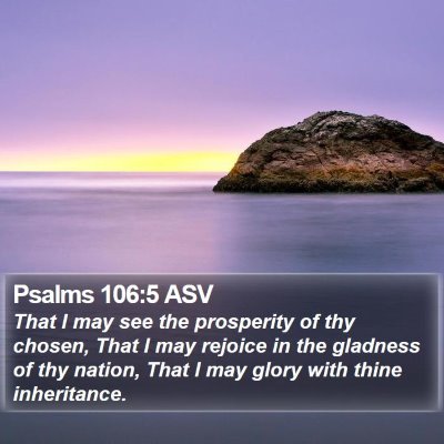 Psalms 106:5 ASV Bible Verse Image