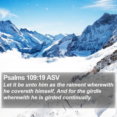 Psalms 109:19 ASV Bible Verse Image