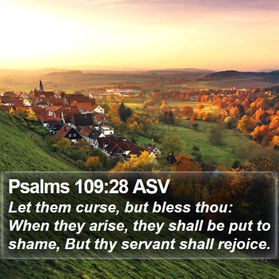 Psalms 109:28 ASV Bible Verse Image