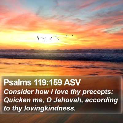 Psalms 119:159 ASV Bible Verse Image
