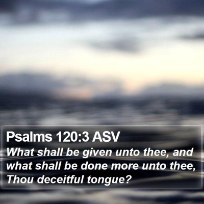Psalms 120:3 ASV Bible Verse Image
