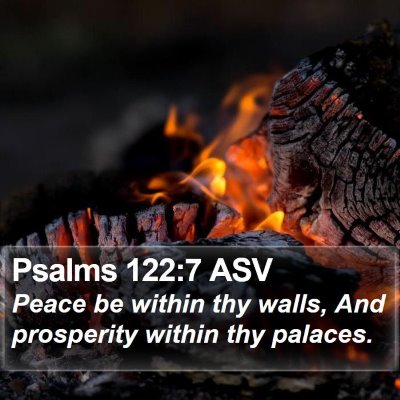 Psalms 122:7 ASV Bible Verse Image