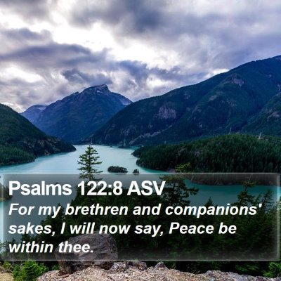 Psalms 122:8 ASV Bible Verse Image