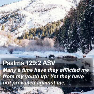 Psalms 129:2 ASV Bible Verse Image