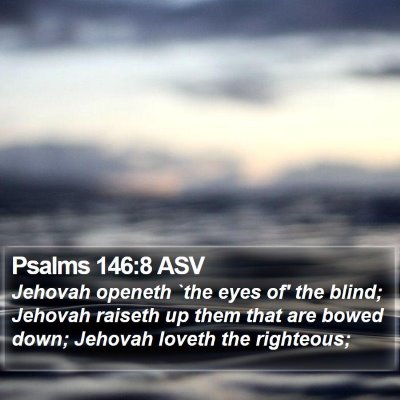 Psalms 146:8 ASV Bible Verse Image