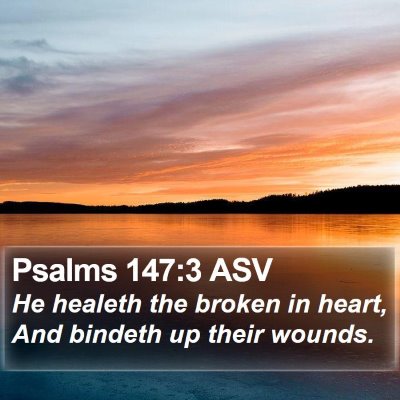 Psalms 147:3 ASV Bible Verse Image