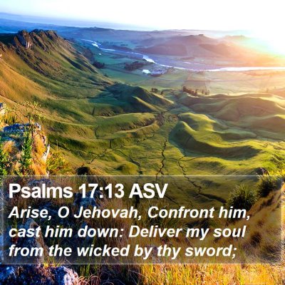 Psalms 17:13 ASV Bible Verse Image
