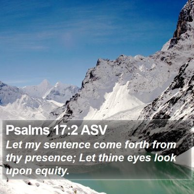 Psalms 17:2 ASV Bible Verse Image