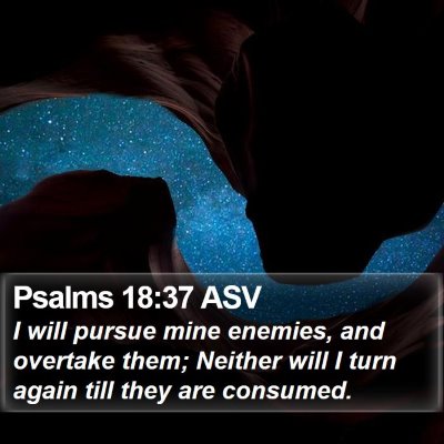 Psalms 18:37 ASV Bible Verse Image