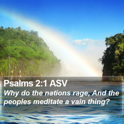 Psalms 2:1 ASV Bible Verse Image