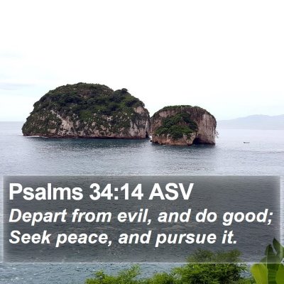 Psalms 34:14 ASV Bible Verse Image